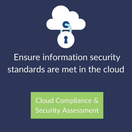 Vandis Cloud Compliance and Security Assessment