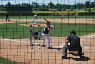 GoPro at baseball game