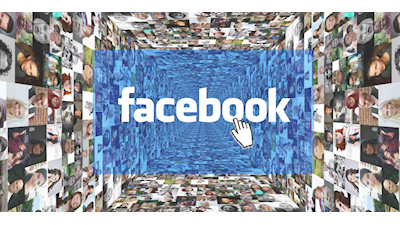 Facebook logo and photos