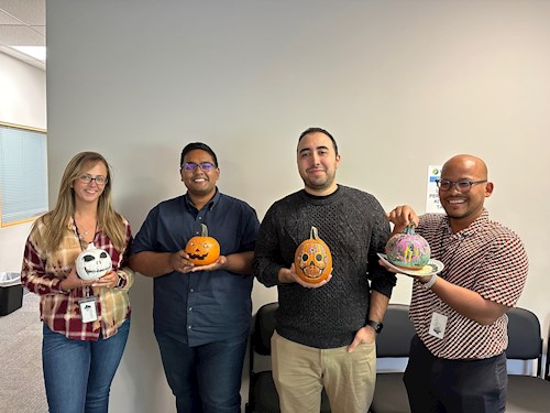 Winners of Pumpkin Painting Contest